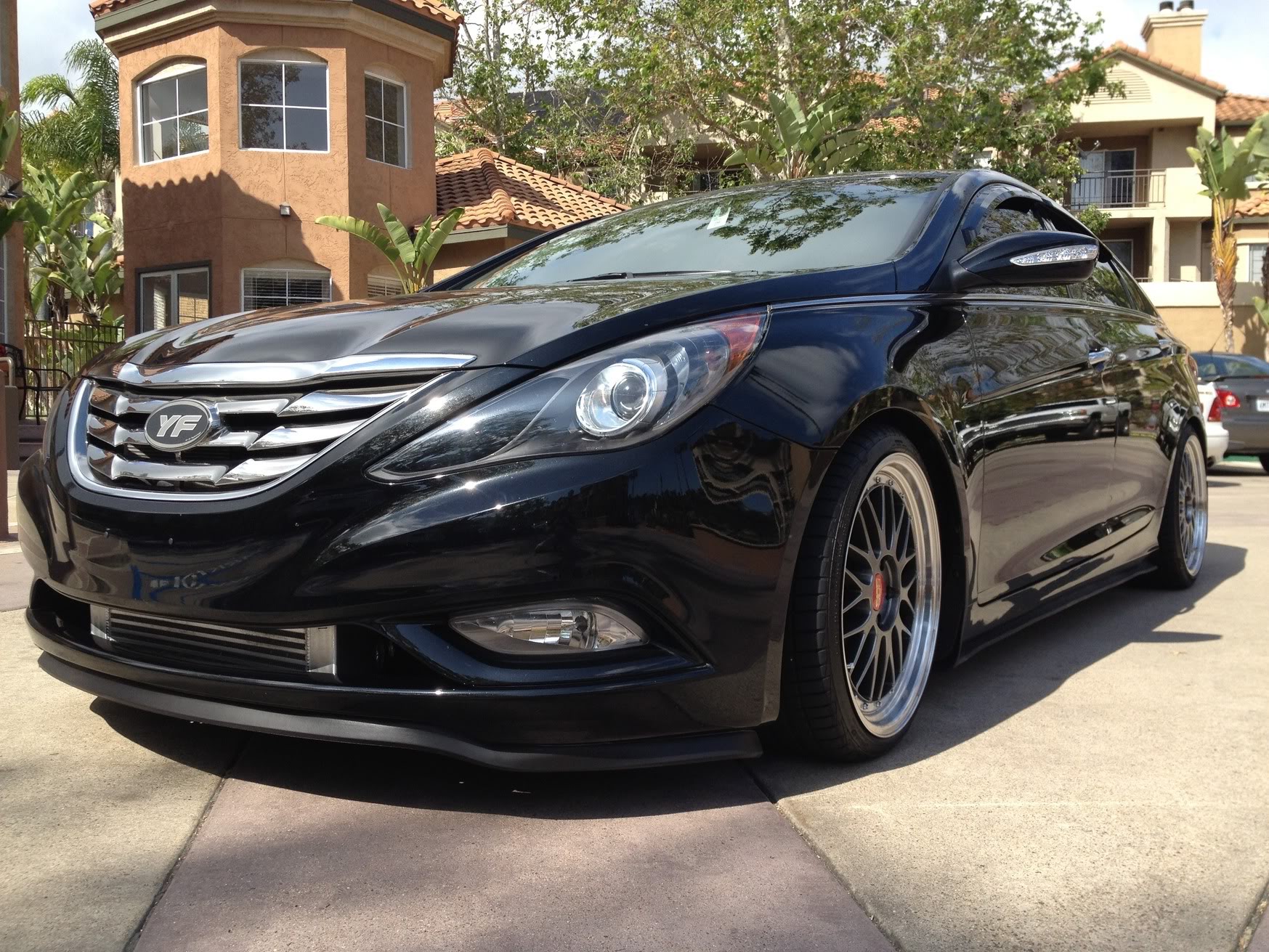 photo 5 Hyundai Sonata custom wheels BBS LM 19x8.5, ET +35, tire size 225/35 R19. x ET