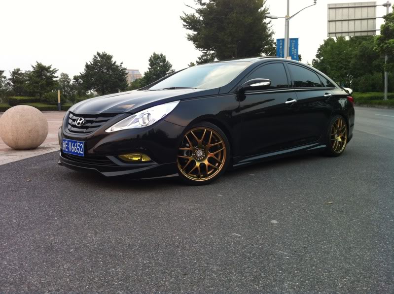 photo 1 Hyundai Sonata custom wheels HRE P40 19x8.5, ET , tire size X R19. x ET 