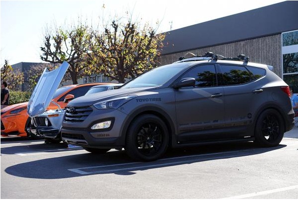 photo 2 Hyundai Santa Fe Sport custom wheels Advan RSD 20x8.5, ET , tire size 245/50 R20. x ET
