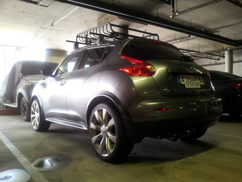 photo 1 Nissan Juke custom wheels OEM Infiniti FX35 20x8.0, ET +40, tire size 245/35 R20. x ET