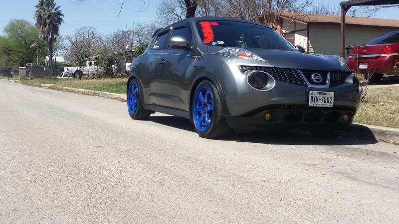 photo 2 Nissan Juke custom wheels 18x8.5, ET +44, tire size 225/35 R18. x ET