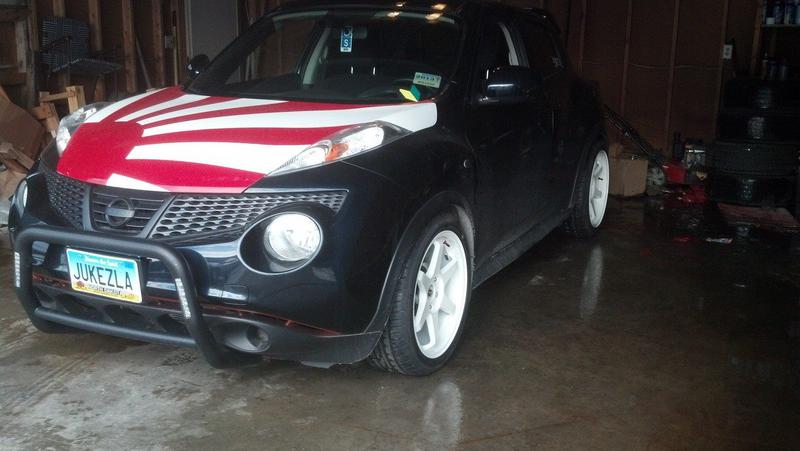 photo 2 Nissan Juke custom wheels Varrstoen ES2 18x9.5, ET +35, tire size 245/40 R18. 18x10.5 ET+22