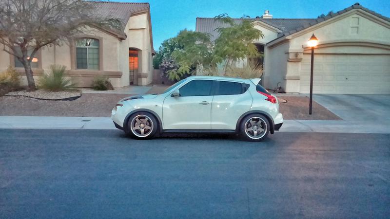 photo 2 Nissan Juke custom wheels   18x8.0, ET , tire size X R18. 18x9.0 ET 