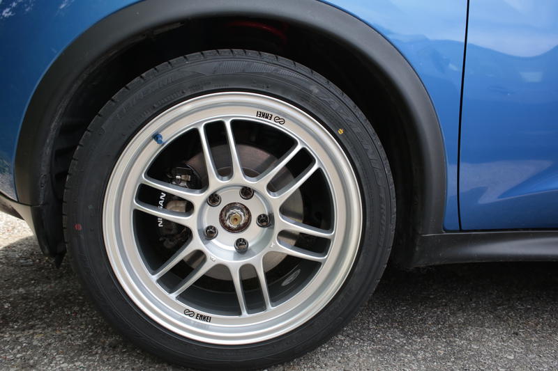 photo 3 Nissan Juke custom wheels Enkei RPF1 18x8.5, ET +40, tire size 235/45 R18. 18x9.5 ET+38 255/45 R18