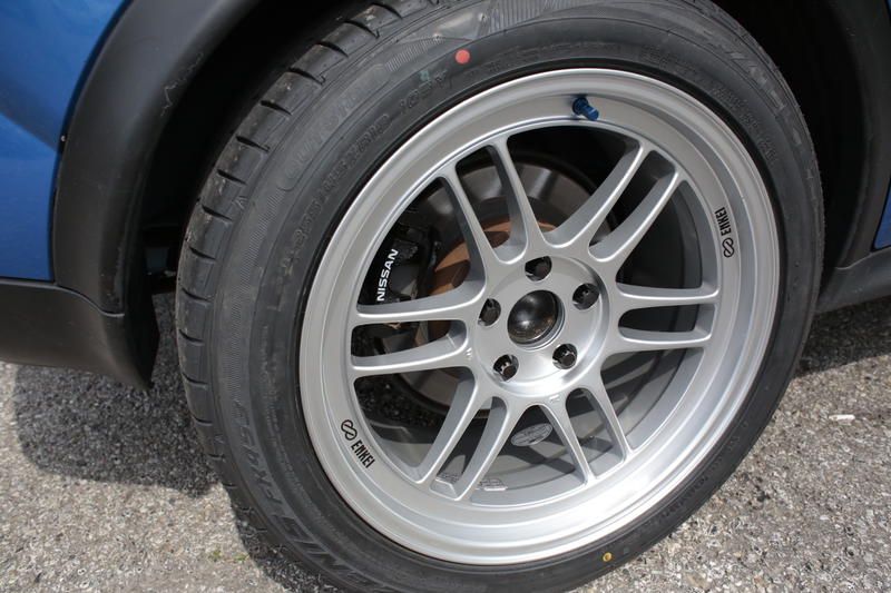 photo 1 Nissan Juke custom wheels Enkei RPF1 18x8.5, ET +40, tire size 235/45 R18. 18x9.5 ET+38 255/45 R18