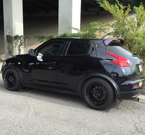 photo 2 Nissan Juke custom wheels Enkei RPF1 17x9.0, ET +45, tire size 225/50 R17. x ET