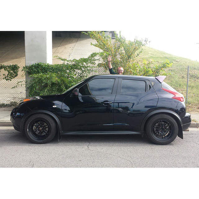 photo 3 Nissan Juke custom wheels Enkei RPF1 17x9.0, ET +45, tire size 225/50 R17. x ET