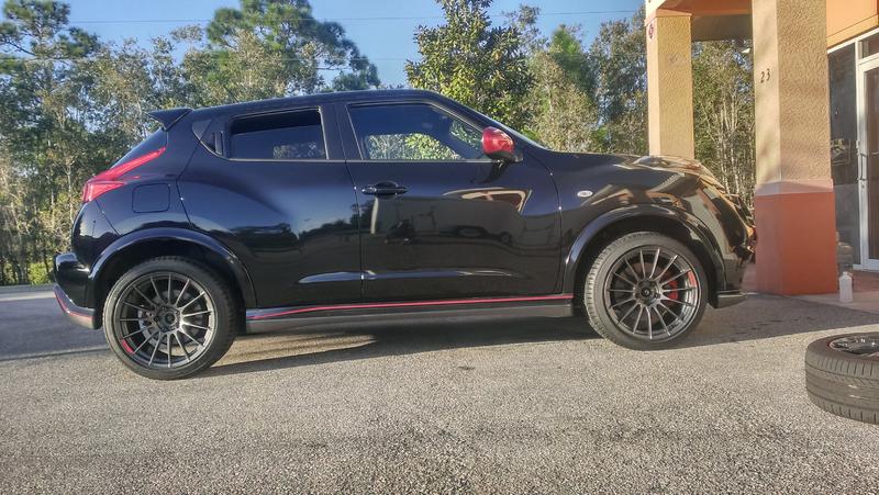 photo 1 Nissan Juke custom wheels Enkei RS 05RR 19x9.5, ET +35, tire size 245/40 R19. x ET