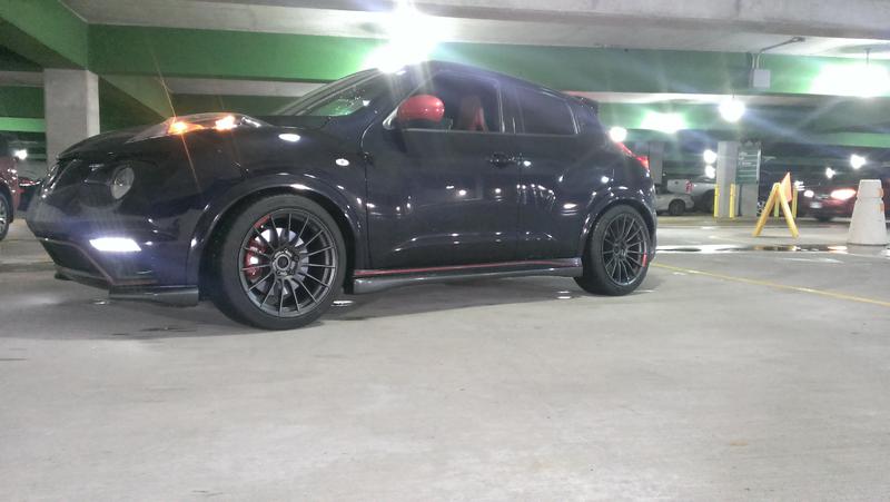 photo 1 Nissan Juke custom wheels Enkei RS05RR 18x9.5, ET +35, tire size 245/40 R18. x ET