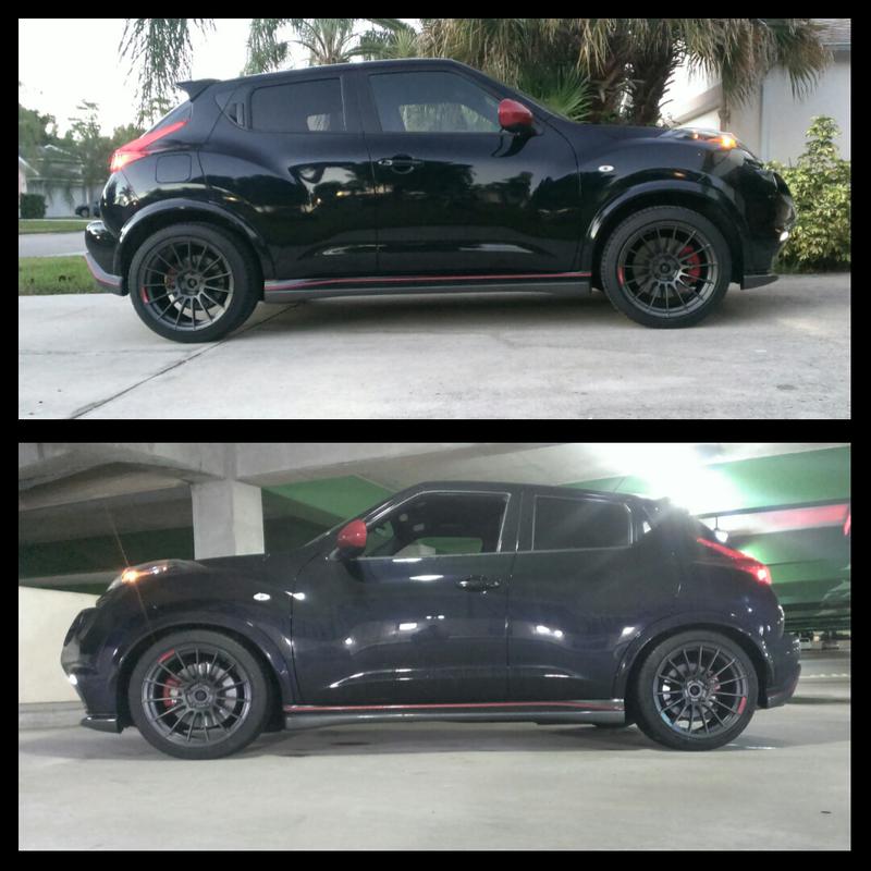 photo 2 Nissan Juke custom wheels Enkei RS05RR 18x9.5, ET +35, tire size 245/40 R18. x ET