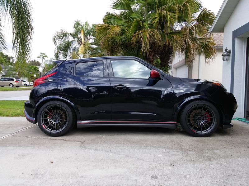 photo 4 Nissan Juke custom wheels Enkei RS05RR 18x9.5, ET +35, tire size 245/40 R18. x ET