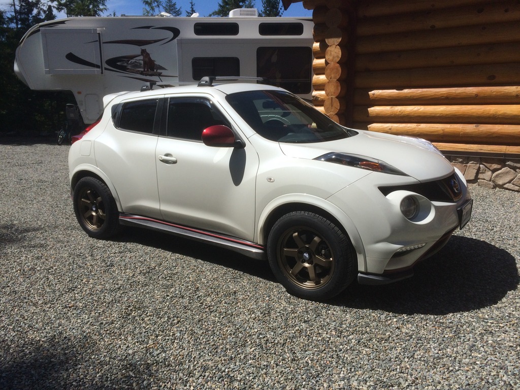 photo 2 Nissan Juke custom wheels 17x8.0, ET +35, tire size 245/50 R17. x ET
