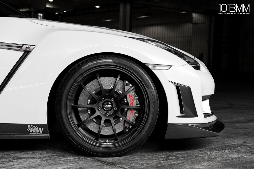 photo 3 Nissan GT-R custom wheels Advan RZ-DF 20x10.0, ET +35, tire size X R20. 20x12.0 ET+20