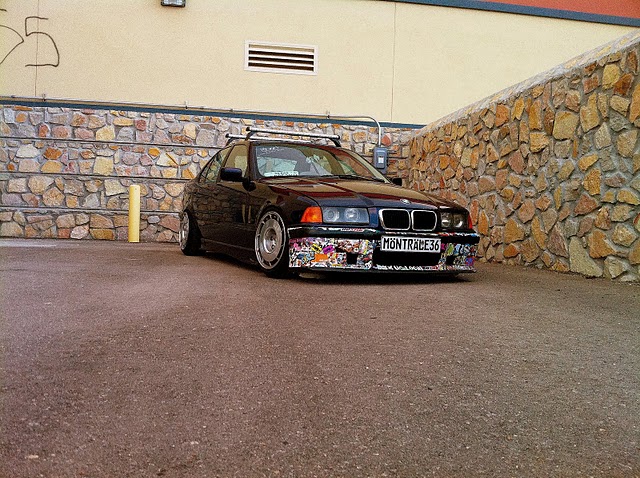 photo 4 BMW  318 custom wheels Corvette C4 16x9.5, ET +26, tire size 195/50 R16. x ET 