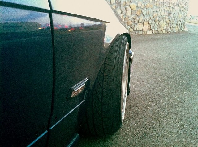 photo 6 BMW  318 custom wheels Corvette C4 16x9.5, ET +26, tire size 195/50 R16. x ET 