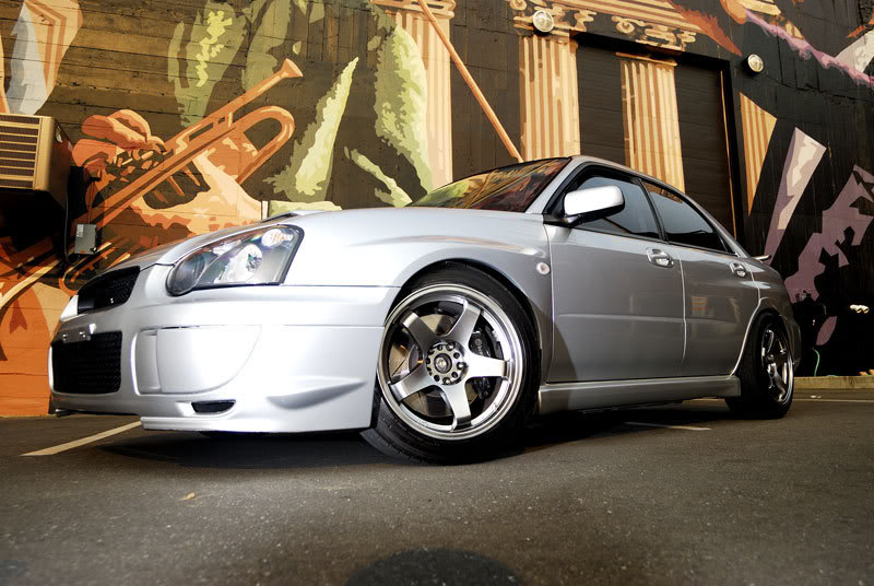 photo 2 Subaru Impreza custom wheels Rota P45R 17x9.0, ET , tire size 235/45 R17. x ET 