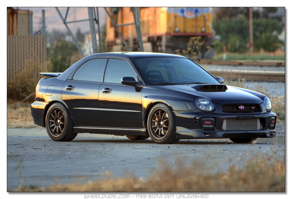 photo 1 Subaru Impreza custom wheels Rota DPT 17x9.0, ET +42, tire size 245/40 R17. x ET 