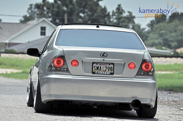 photo 1 Lexus IS 300 custom wheels Rays LMGT4 18x8.5, ET +25, tire size 225/40 R18. 18x9.5 ET+30
