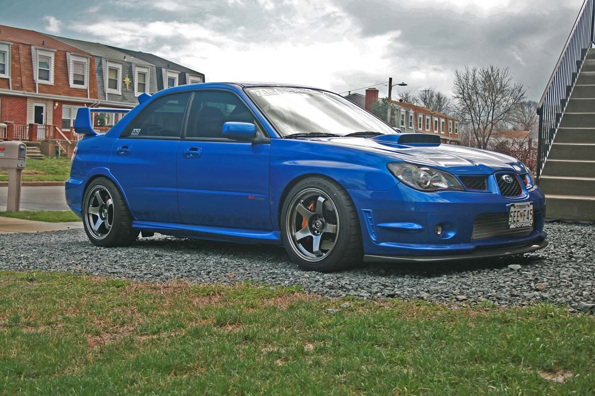 photo 2 Subaru Impreza custom wheels Rota P45R 17x9.5, ET , tire size 255/40 R17. x ET 