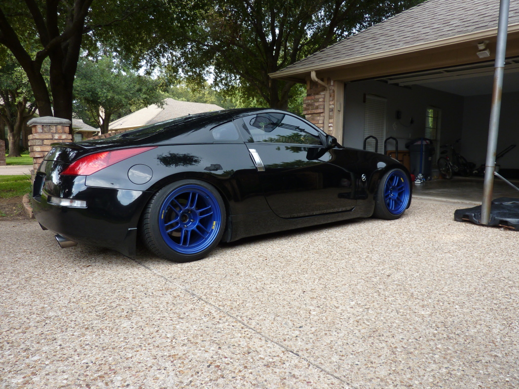 photo 1 Nissan 350Z custom wheels Enkei RPF1 18x10.5, ET +15, tire size 245/40 R18. 18x10.5 ET-5 