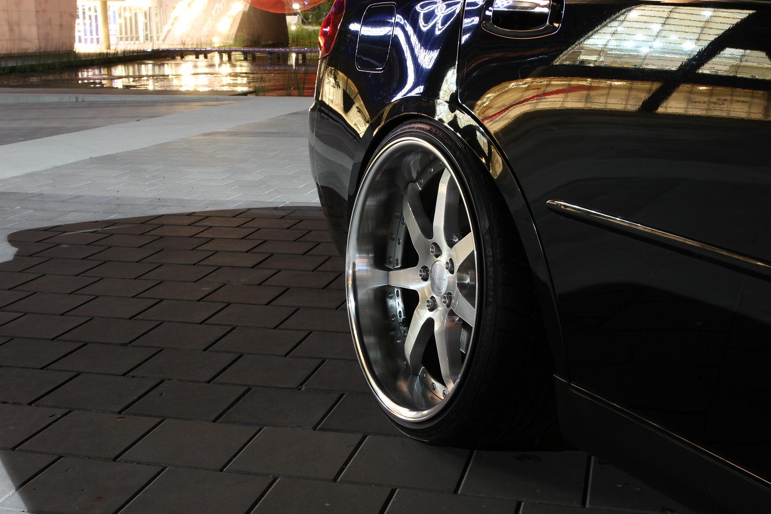 photo 2 Infiniti G35 custom wheels work wheels gnosis gs3 20x9.5, ET +14, tire size 255/30 R20. 20x10.5 ET+20