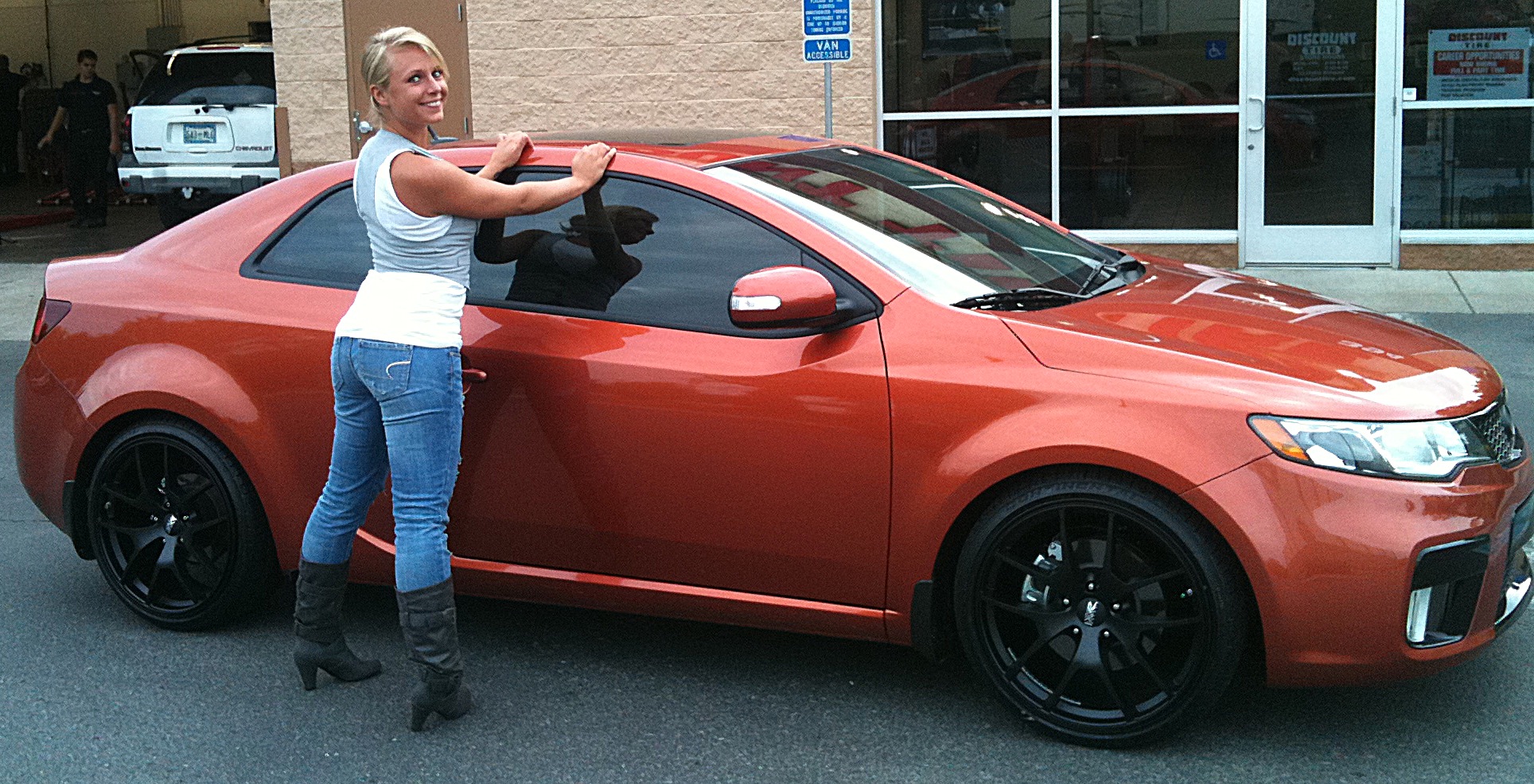 photo 1 Kia Forte Koup custom wheels XXR 518 19x8.5, ET +43, tire size 215/35 R19. x ET