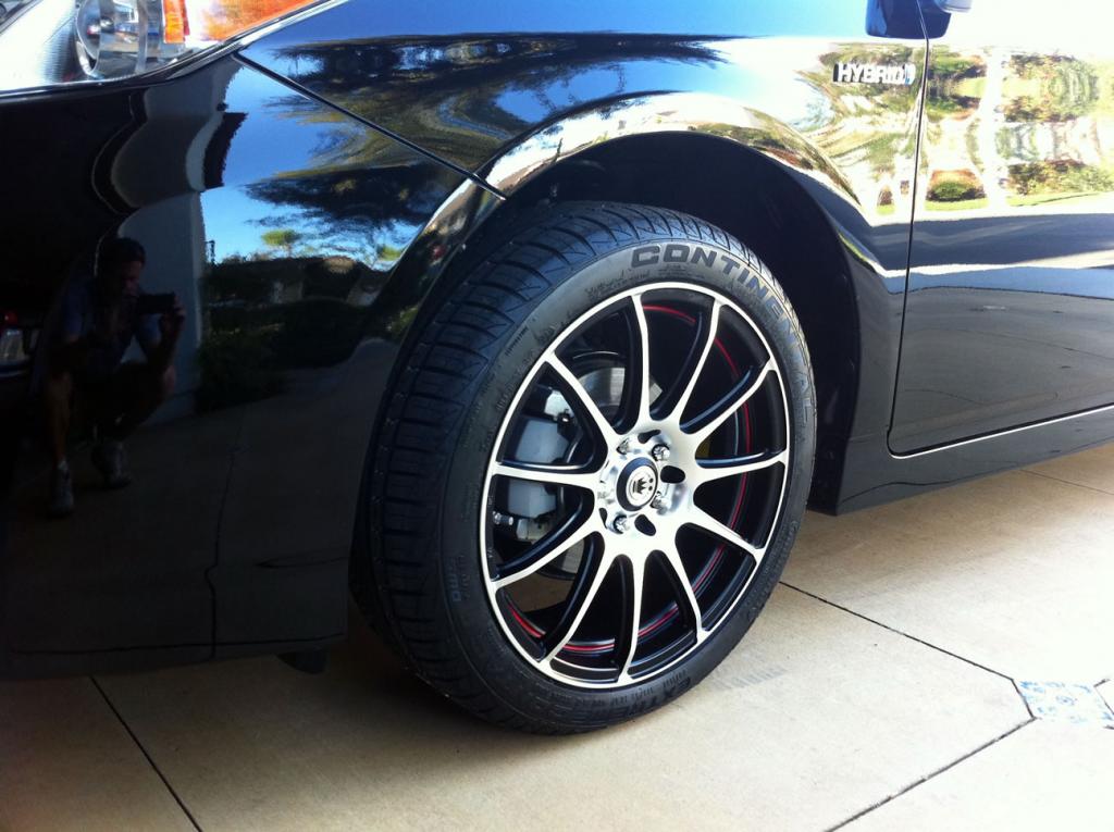 photo 1 Toyota Prius custom wheels Konig Zero-In 17x7.0, ET +40, tire size X R17. x ET