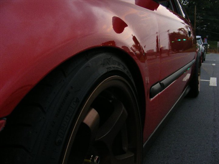 photo 2 Honda Civic custom wheels Rota Grid Offroad 16x8.0, ET +20, tire size 205/40 R16. 16x8.0 ET+10 