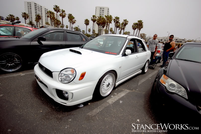 photo 3 Subaru Impreza WRX custom wheels BBS RS 316 17x8.5, ET +31, tire size 215/40 R17. x ET 