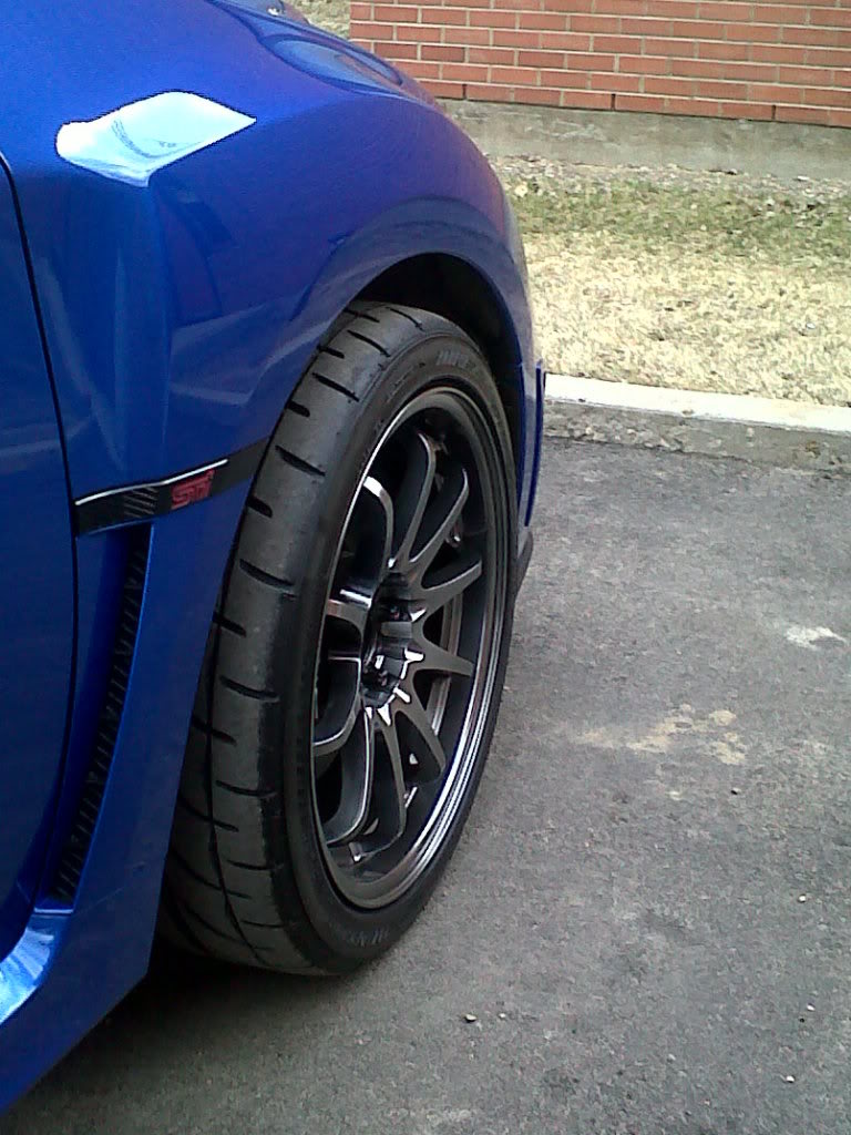 photo 4 Subaru Impreza custom wheels Rota DPT 18x9.5, ET +44, tire size 265/35 R18. x ET