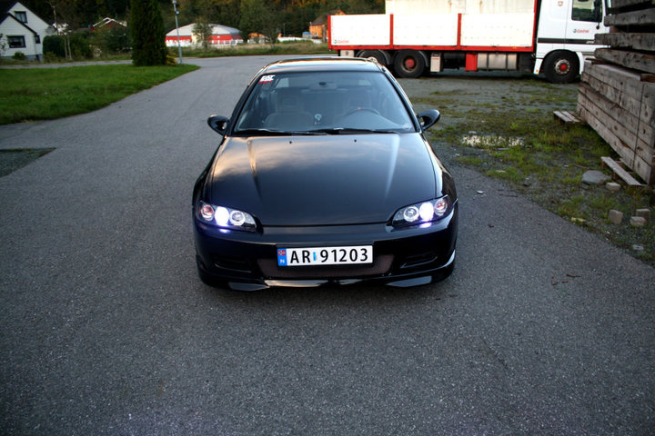 photo 6 Honda Civic custom wheels Enkei RPF1 16x8.0, ET +45, tire size 205/40 R16. x ET 