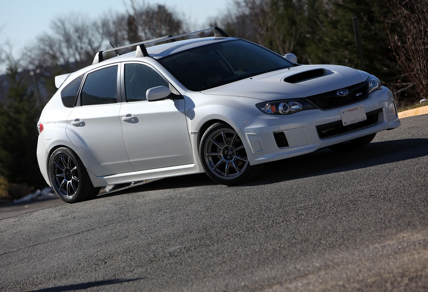 photo 1 Subaru Impreza WRX custom wheels 18x9.5, ET +40, tire size 265/35 R18. x ET