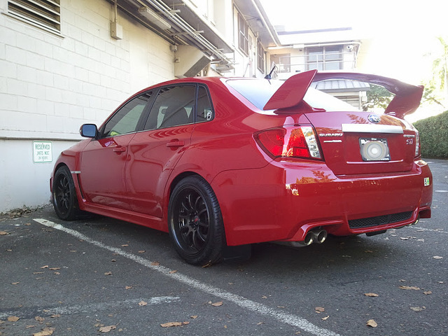 photo 3 Subaru Impreza custom wheels Rota D-Force 18x9.5, ET +40, tire size 265/35 R18. x ET