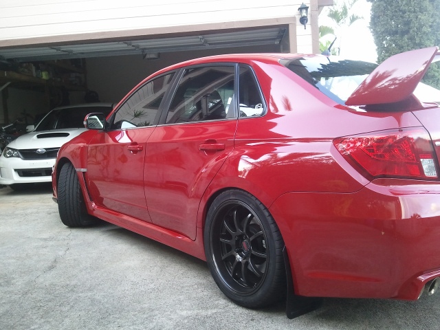 photo 1 Subaru Impreza custom wheels Rota D-Force 18x9.5, ET +40, tire size 265/35 R18. x ET