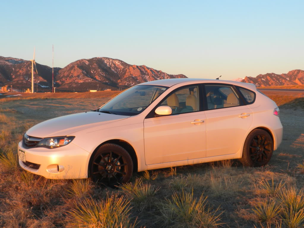 photo 1 Subaru Impreza WRX custom wheels Rota G-Force 18x8.5, ET +48, tire size 235/40 R18. x ET