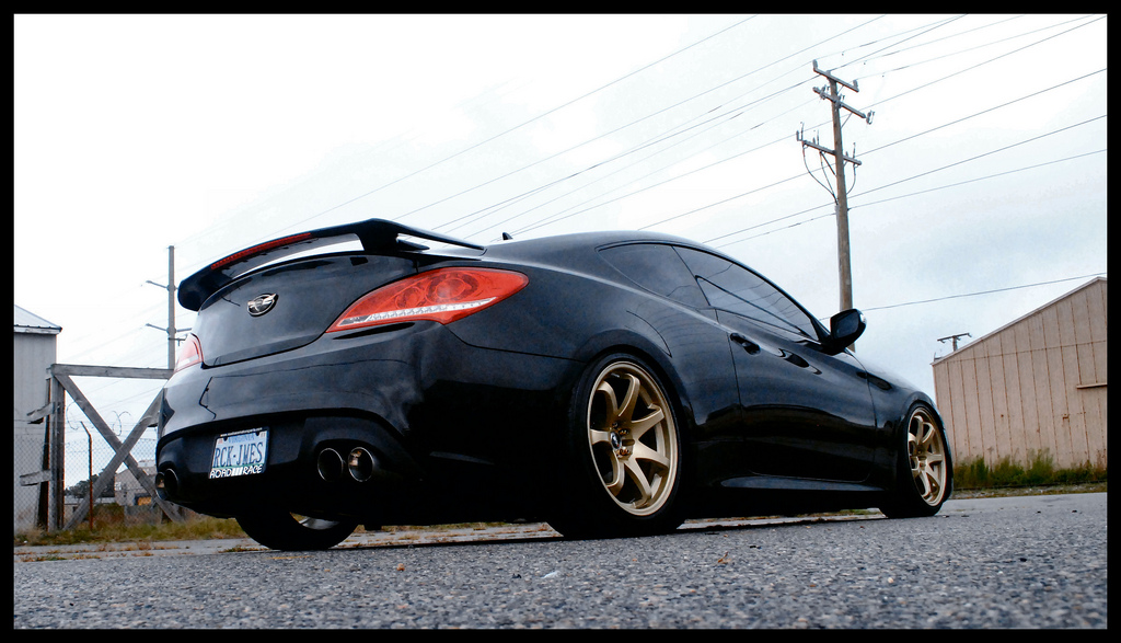 photo 2 Hyundai Genesis Coupe custom wheels XXR 552 19x8.5, ET +15, tire size 225/40 R19. 19x10.0 ET+20 245/40 R19