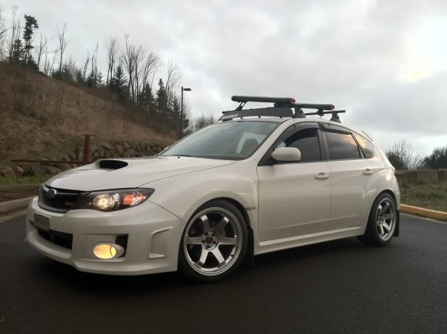 photo 2 Subaru Impreza WRX custom wheels Rota Grid 18x9.5, ET +38, tire size 265/35 R18. x ET