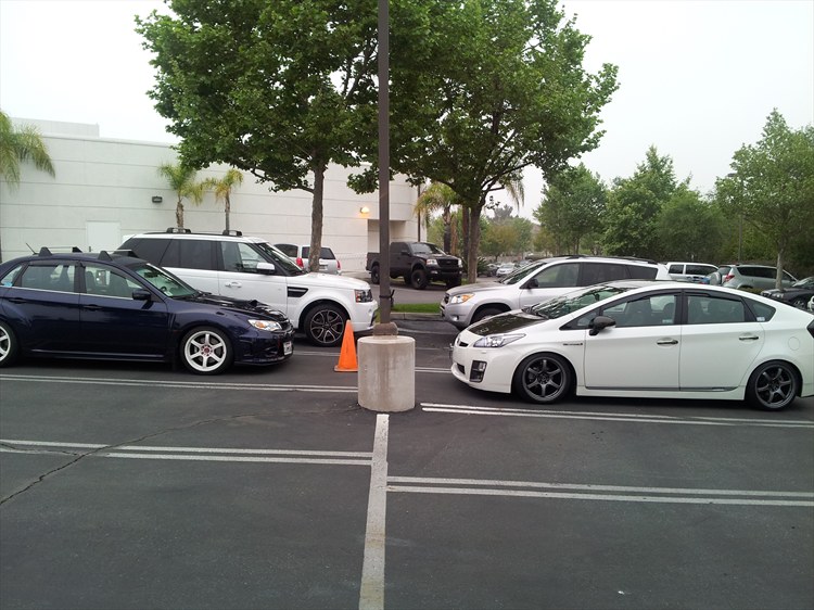 photo 1 Toyota Prius Plug-in custom wheels Rays 57DR 18x8.5, ET +38, tire size X R18. x ET