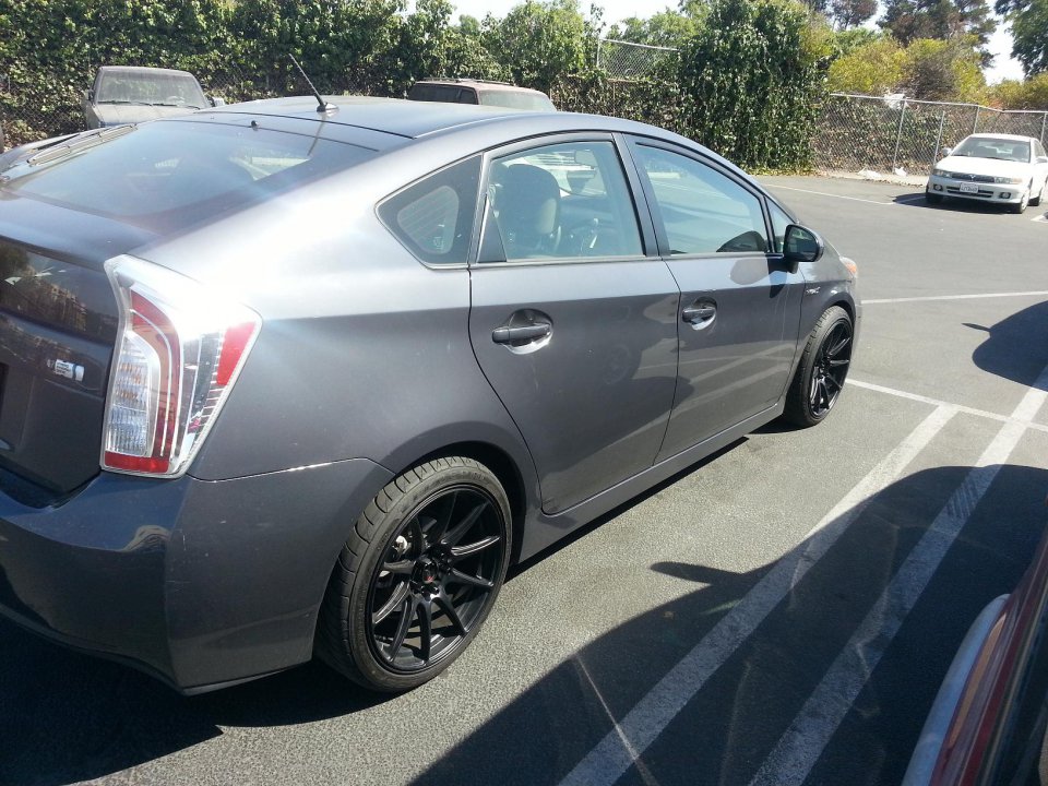photo 2 Toyota Prius custom wheels XXR 527 18x8.75, ET +35, tire size 215/40 R18. x ET 