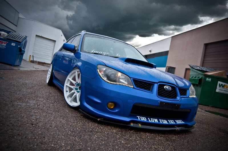 photo 1 Subaru Impreza WRX custom wheels Work Emotion CR-Kai 18x9.5, ET +38, tire size 215/35 R18. x ET 