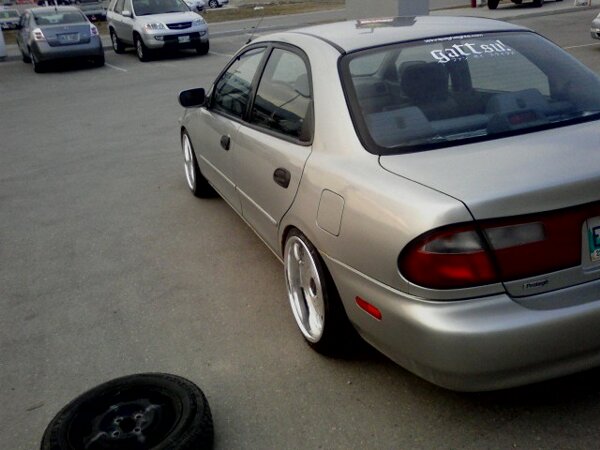 photo 3 Mazda Protege custom wheels Speed Star Vienna Dish 17x8.0, ET +23, tire size 205/40 R17. 17x8.5 ET+19