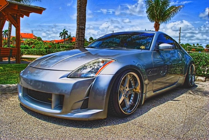 photo 4 Nissan 350Z custom wheels Rays Engineering Lexion X503 19x10.0, ET +5, tire size 235/35 R19. 19x10.0 ET-5 245/35 R19