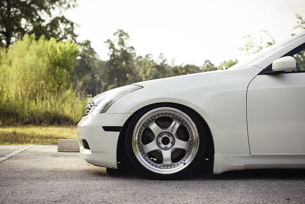 photo 6 Infiniti G35 custom wheels Work Meister S1 3pc 19x9.5, ET -14, tire size 215/35 R19. 19x10.5 ET-14 245/35 R19