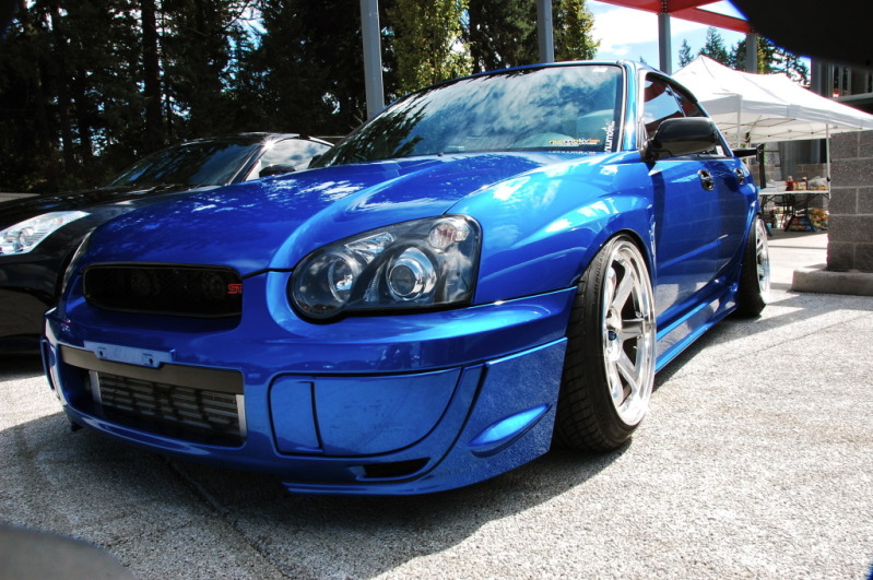 photo 1 Subaru Impreza WRX STi custom wheels Rays Engineering Volk Racing TE37 18x10.5, ET +22, tire size 245/40 R18. x ET 