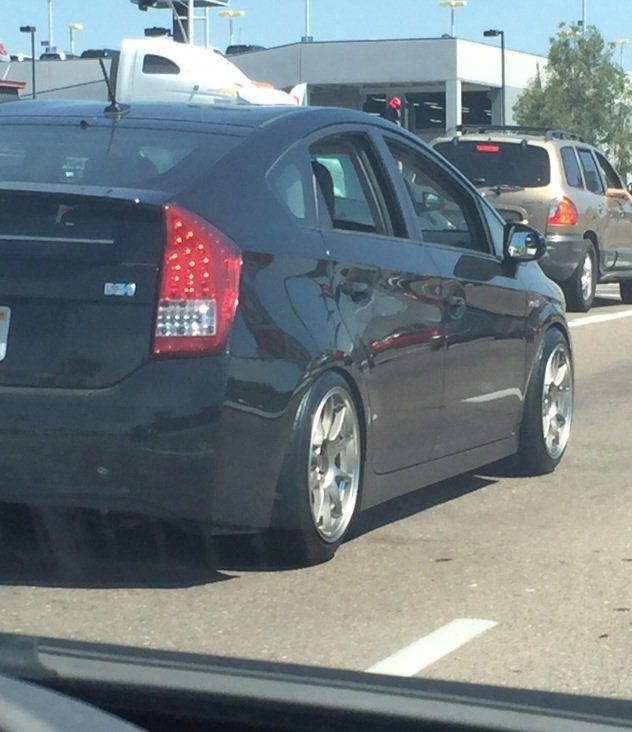 photo 2 Toyota Prius custom wheels WedsSport TC105N 17x9.0, ET +35, tire size 215/45 R17. x ET 