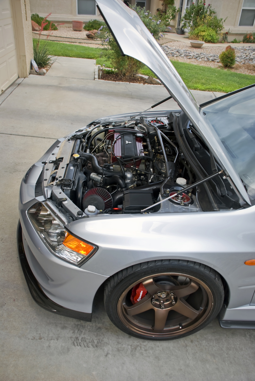 photo 11 Mitsubishi Lancer Evolution custom wheels Rota P-45R 18x9.5, ET +22, tire size 255/35 R18. 18x9.5 ET+30