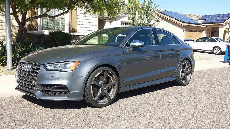 photo 1 Audi S3 custom wheels 19x8.5, ET +45, tire size 245/35 R19. x ET