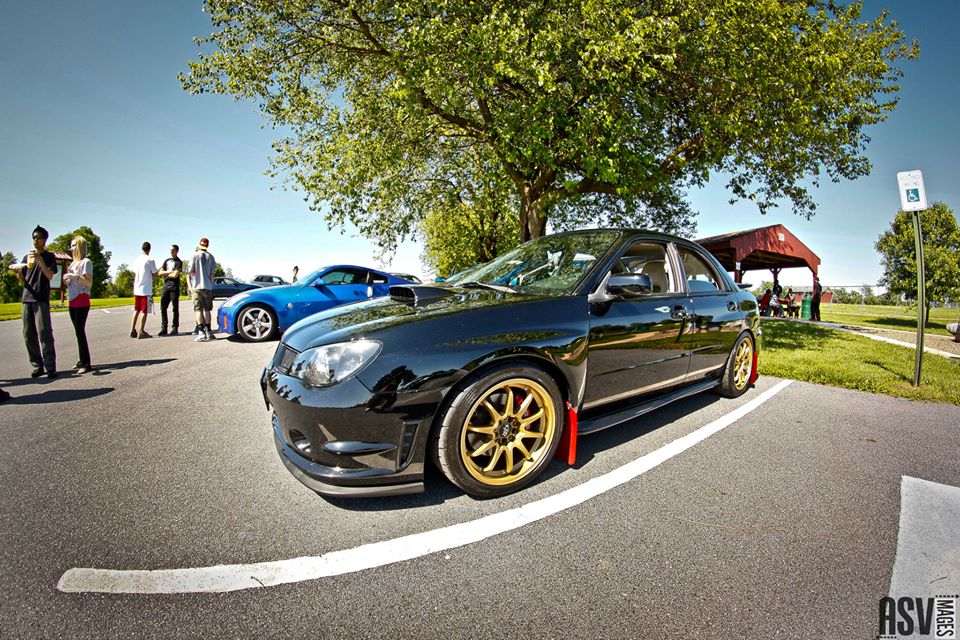 photo 1 Subaru Impreza WRX custom wheels Rota DPT 17x9.0, ET +42, tire size 245/40 R17. x ET 