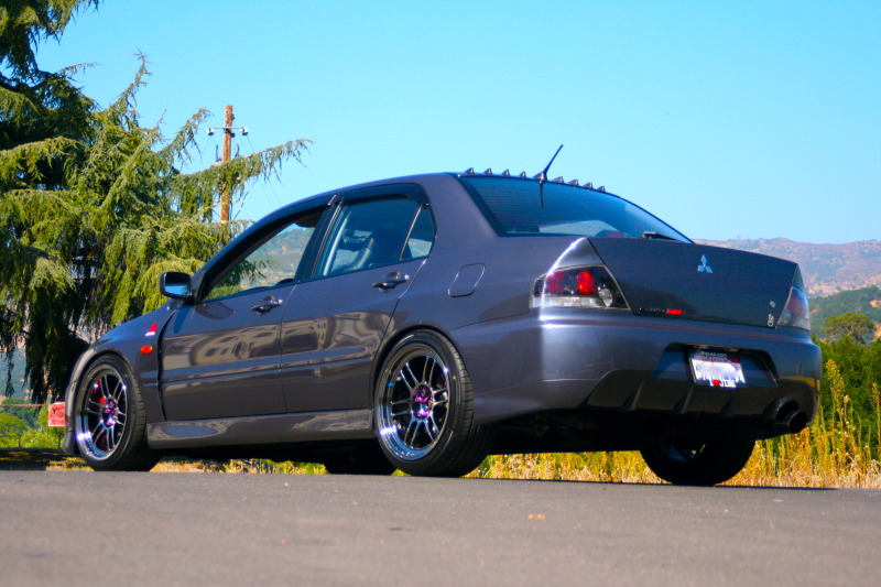 photo 5 Mitsubishi Lancer Evolution custom wheels Enkei RPF1 18x9.5, ET +15, tire size 235/40 R18. x ET 