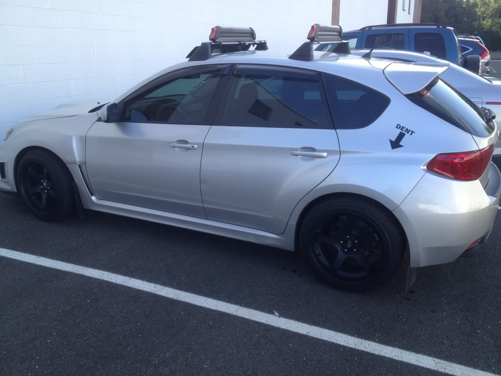 photo 1 Subaru Impreza WRX custom wheels 18x10.0, ET +30, tire size 245/40 R18. x ET